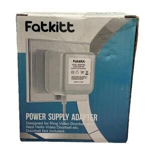 Fatkitt Ring Video Doorbell Power Supply Adapter